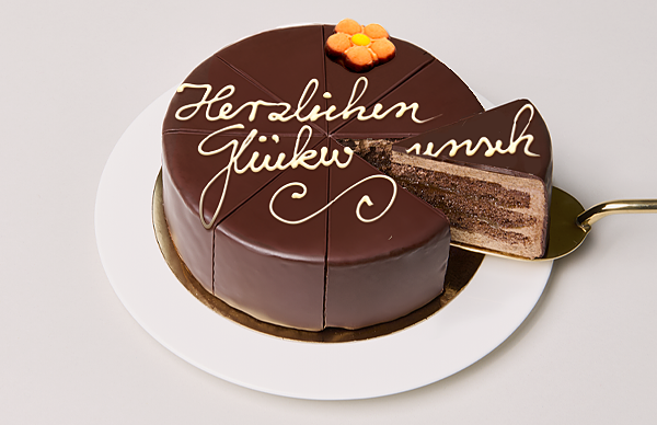 Sachertorte Glückwunsch