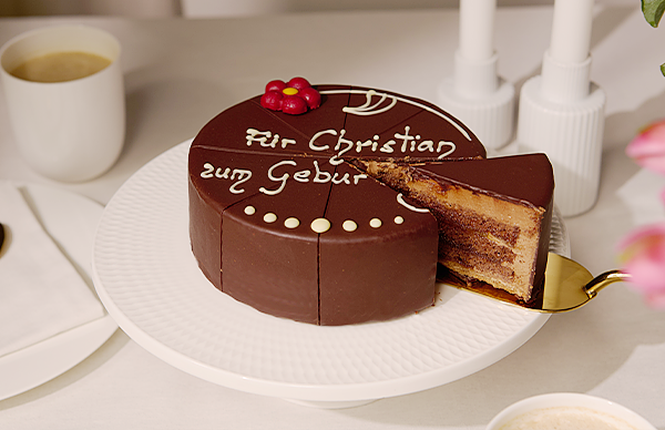 Beschriftbare Sachertorte