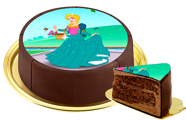 Motiv-Torte Prinzessin