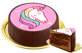 Motiv-Torte Einhorn